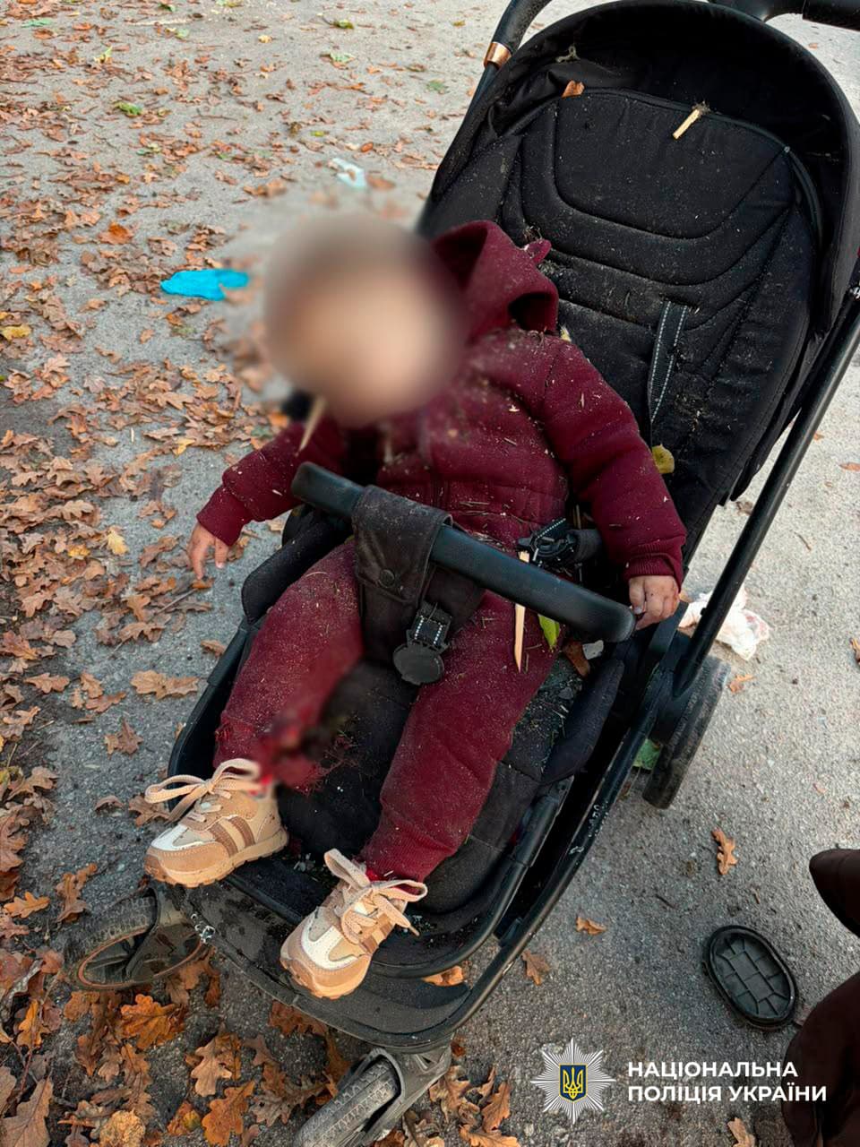 Ruský dron zaútočil na park v ukrajinskej obci Nová Vodolaha v Charkovskej oblasti. 