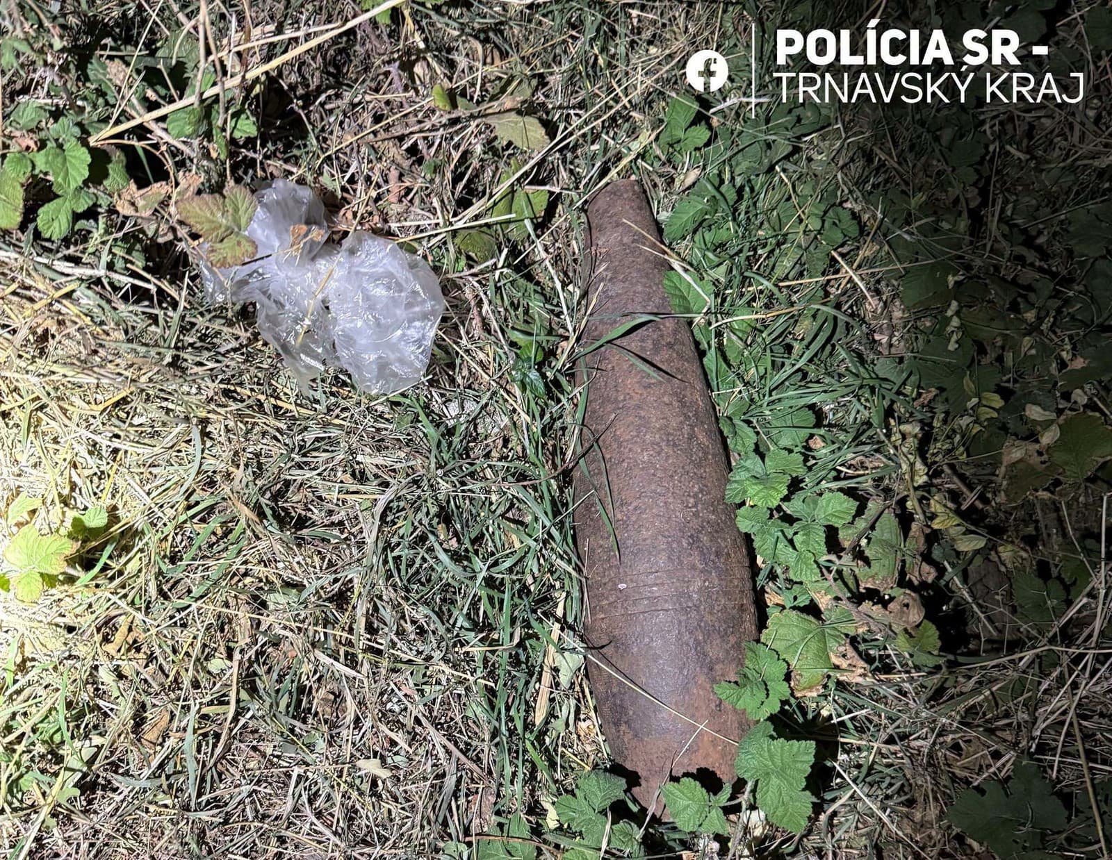 Polícia zaistila muníciu pri obci Čakany.