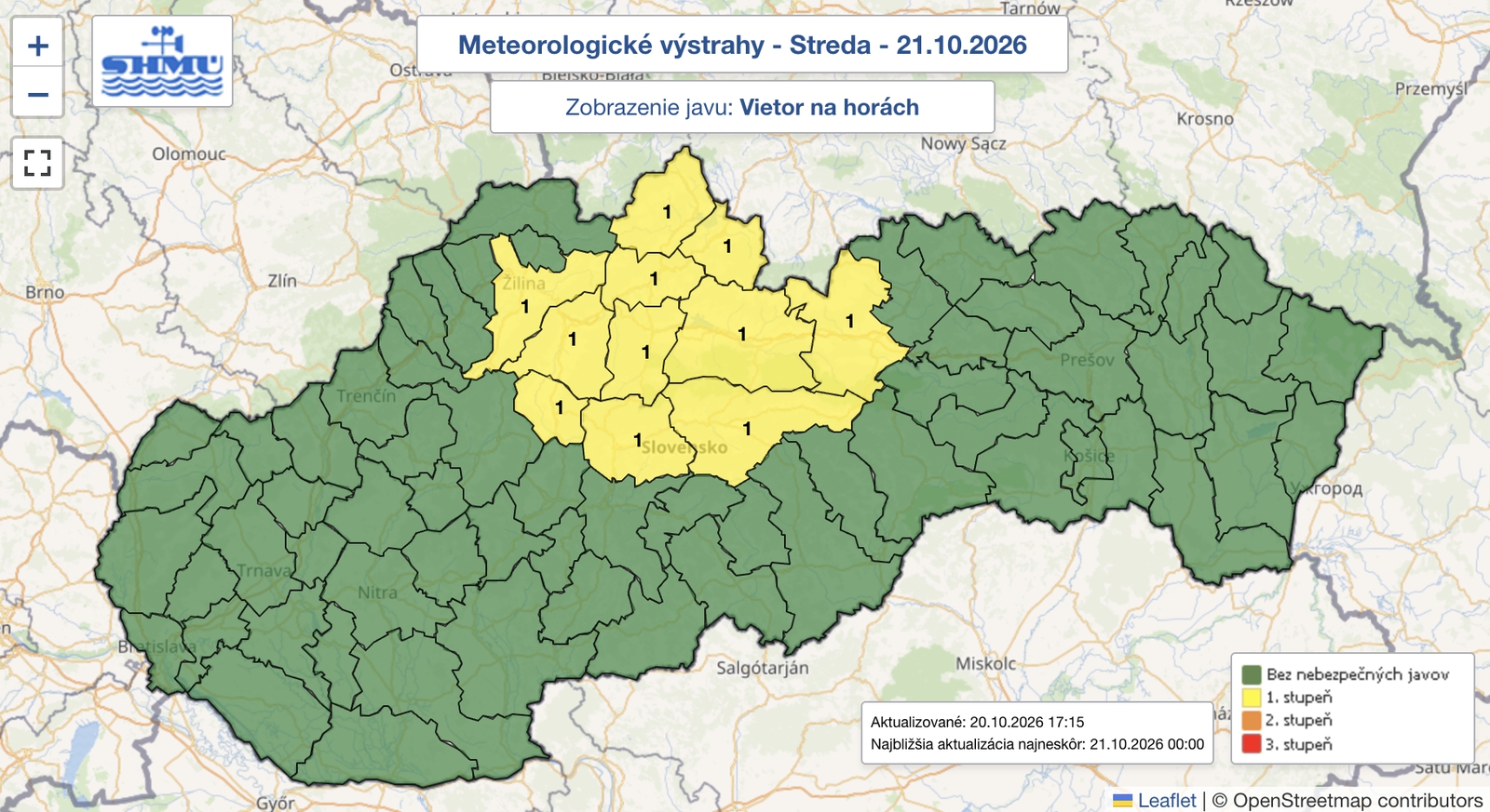 Meteorológovia varujú pred silným