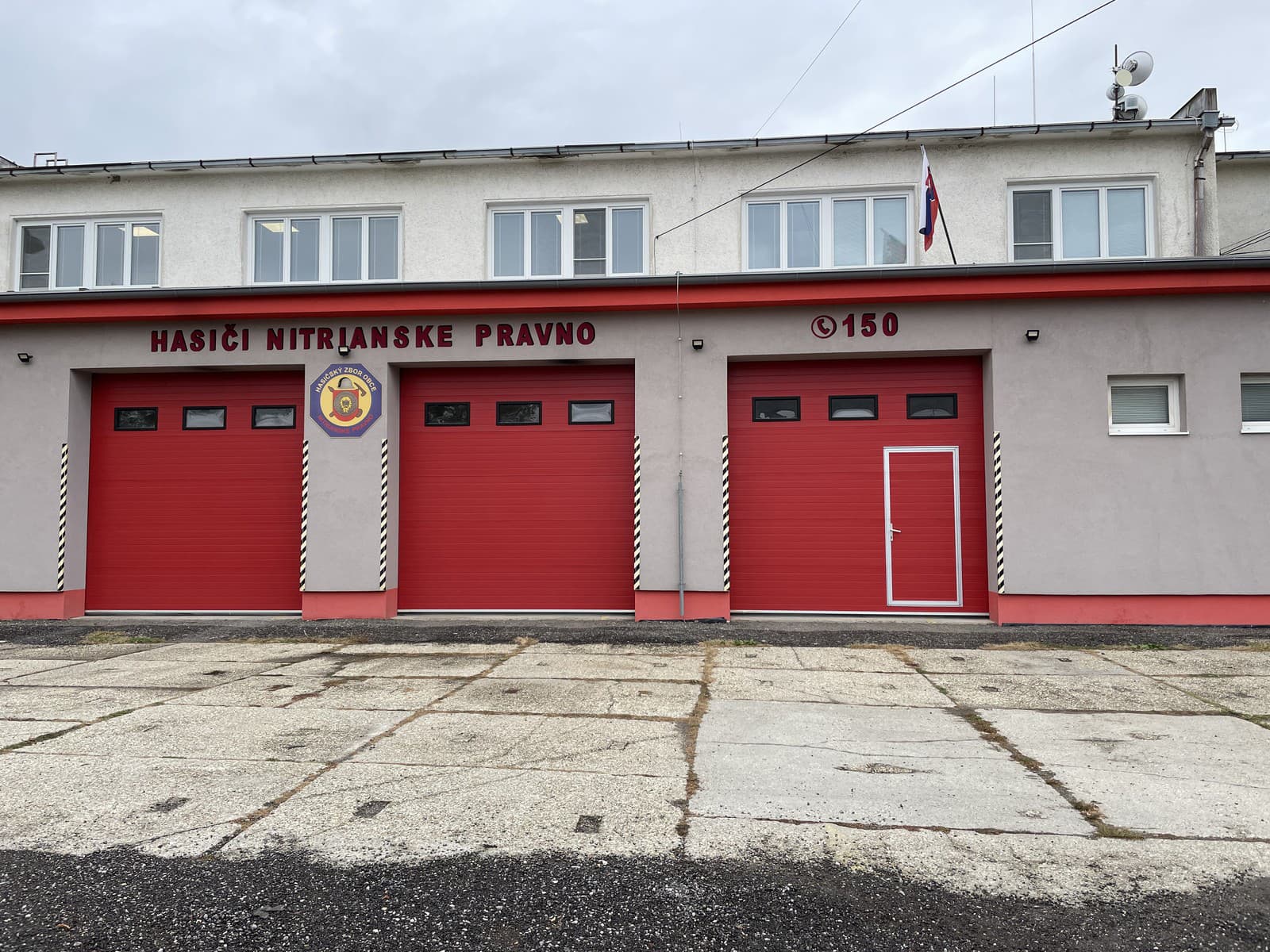 Budova hasičskej zbrojnice v Nitrianskom Pravne v okrese Prievidza