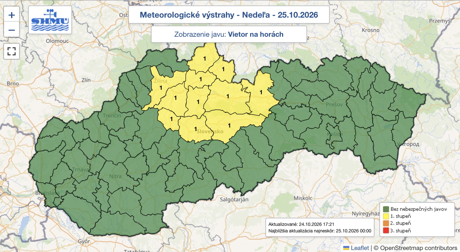 Pozor na vietor na