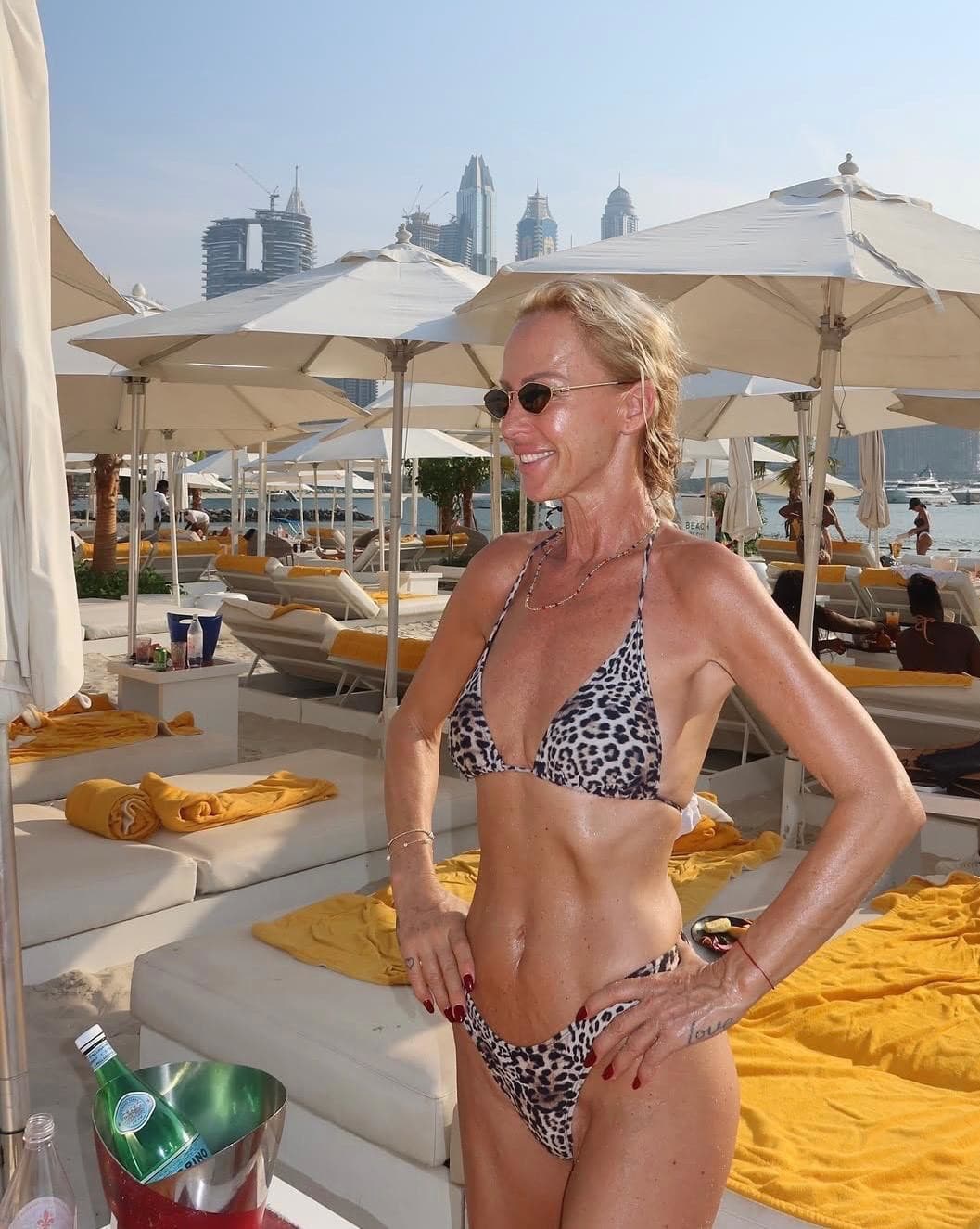 Zuzana Belohorcová na dovolenke v Dubaji
