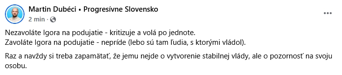PS chcelo spájať na