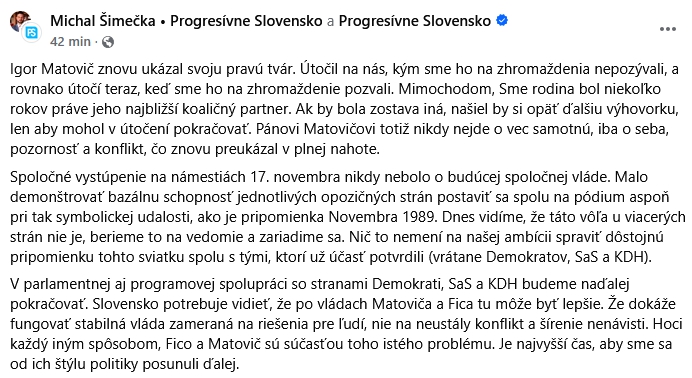 PS chcelo spájať na