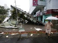 Na Taiwan dorazil tajfún Soudelor