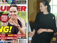 Angelina Jolie je síce extrémne chudá, no fotografia z National Enquirer sa nezhoduje s realitou. 