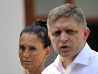 Premiér Fico a jeho manželka Svetlana