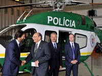Slávnostné odovzdávanie kľúčov od nového vrtuľníka Bell 429
