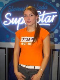 Monika Zázrivcová v prvej SuperStar.