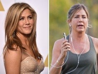 Dve podoby Jennifer Aniston - na červenom koberci ako krásavica, mimo neho... Posúďte sami!