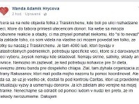 Wanda Adamik Hrycová sa na svojom profile na sociálnej sieti Facebook vyjadrila k fotke rozhádzaných vecí v utečeneckom tábore v Traiskirchene. 