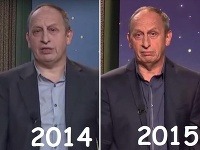 Jan Kraus v priebehu roka viditeľne schudol. Jan Kraus v priebehu roka viditeľne schudol.