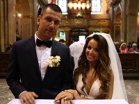 Veronika Nízlová sa v piatok vydala za partnera Tomáša.  