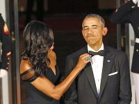 Michelle Obama dbala tiež o to, aby aj jej manžel Barack vyzeral bezchybne. 