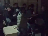 Bitka predstaviteľov srbskej strany SNS so Slovákmi. Bitka predstaviteľov srbskej strany SNS so Slovákmi.