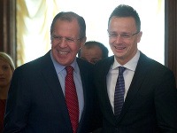 Sergej Lavrov a Péter Szijjártó 