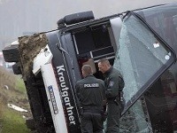 Nehoda autobusu neďaleko Erfurtu