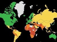 Zelené krajiny sú prosperujúce, naopak červené sú na tom zle