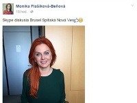 Monika Flašíková-Beňová je so svojimi priaznivcami v neustálom kontakte. 