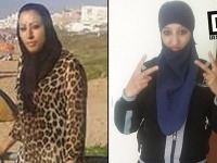 Naľavo je Nabila Bakkatha, napravo skutočná atentátnička Hasna Ait Boulahcen