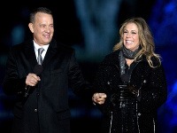 Tom Hanks s manželkou Ritou Wilson