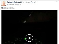 Gabriela Bullová sa na Facebooku pochválila, že si ide dať spraviť piercing. 