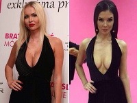 Keď si dve oblečú to isté, neznamená to, že to bude vyzerať tak isto. Michaela Gašparovičová a Soňa Skoncová v rovnakom overale.