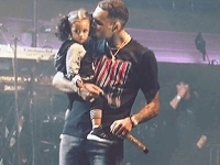 Chris Brown so svojou dcérkou