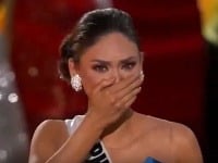 Filipínka nemohla uveriť tomu, že skutočnou Miss Universe 2015 je práve ona. 