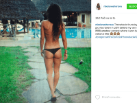 Nikola Weiterová zverejnila na Instagrame fotku svojho zadku z roku 2011.