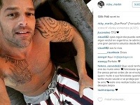 Ricky Martin sa na sociálnych sieťach rád pochváli svojím dokonalým telom. 
