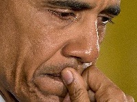 Barack Obama sa počas prejavu rozplakal