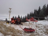 Horskí záchranári ratovali poľskú turistku na hrebeni Malej Fatry