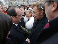 François Hollande a Johnny Hallyday