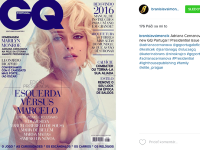 Adriana Čerňanová sa objavila na titulke portugalského čísla magazínu GQ. 