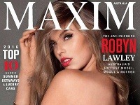 Robyn pózovala vyzlečená pre známy pánsky magazín Maxim.
