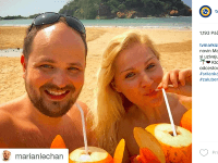 Marián Lechan a Zuzana Glabazňová si užívajú na exotickej Srí Lanke. 