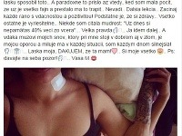 Dáša Šarközyová alias Mamba Dasha sa s fanúšikmi na sociálnej sieti podelila o bolestivý zážitok. 