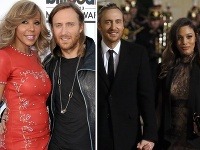 David Guetta a Cathy (vľavo) sa rozviedli po 22 rokoch. Aktuálne randí DJ s mladučkou Jessicou. 