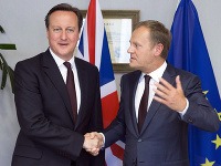 David Cameron a Donald Tusk
