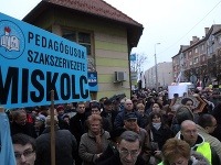 Maďarskí učitelia, rodičia aj žiaci takisto štrajkovali