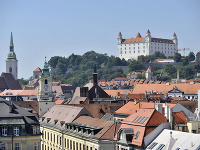 Výhľad na Bratislavský hrad Výhľad na Bratislavský hrad
