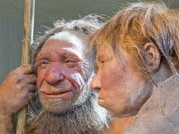 Rekonštrukcia neandertálskeho páru