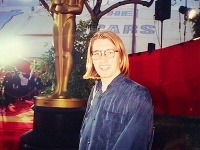 Bruno Ciberej pred 20 rokmi na odovzdávaní Oscarov v USA. 