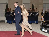 Kráľ Willem-Alexander a kráľovná Máxima si návštevu Francúzska užívali. 