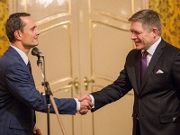 Radoslav Procházka a Robert Fico.