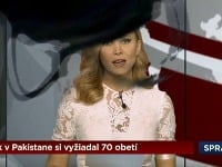 Moderátorku Janette Štefánkovú zakryla kamera. 