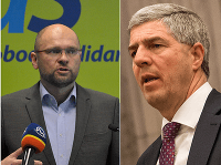 Richard Sulík a Béla Bugár Richard Sulík a Béla Bugár