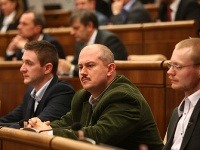 Milan Uhrík, Marián Kotleba a Rastislav Schlosár Milan Uhrík, Marián Kotleba a Rastislav Schlosár