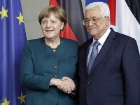 Mahmúd Abbás rokoval v Berlíne s Angelou Merkelovou